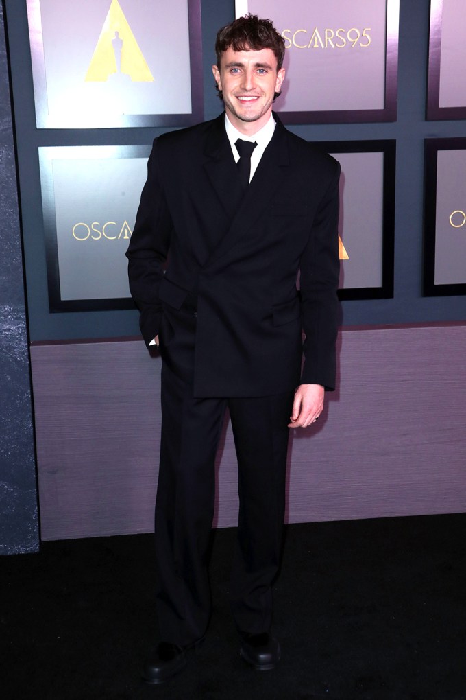 Paul Mescal At The 2022 Governors Awards