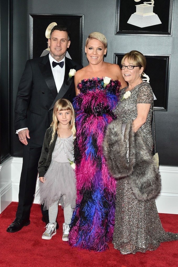 Pink & Family At The 2018 Grammys