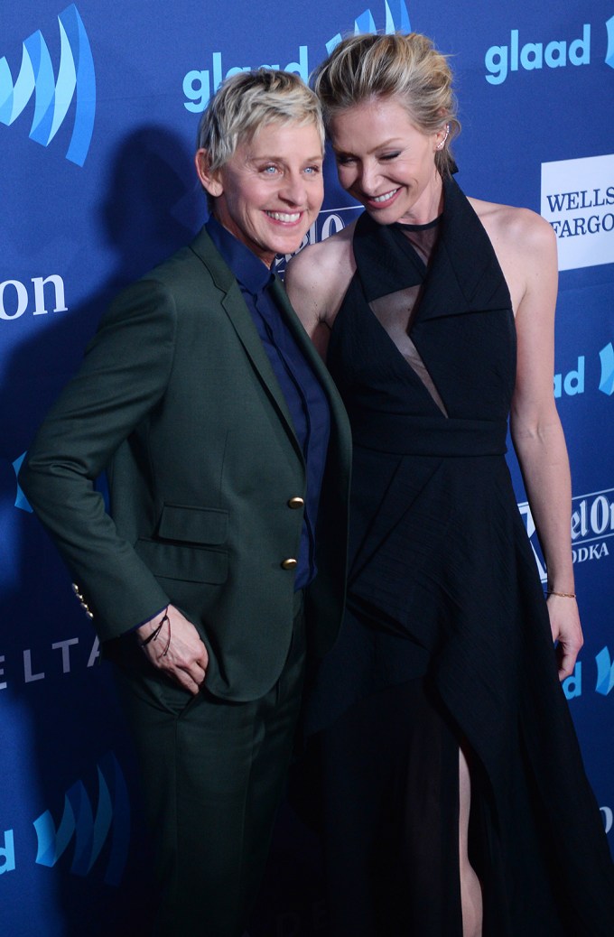 Portia de Rossi & Ellen DeGeneres in 2015