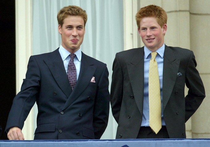 Prince Harry & Prince William At The Golden Jubilee
