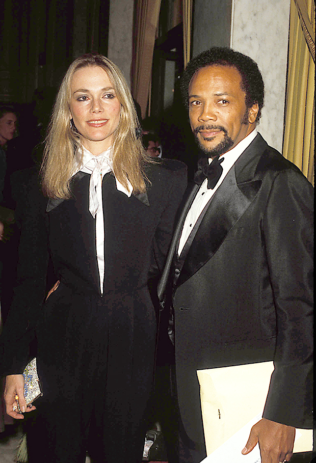 Peggy Lipton and Quincy Jones