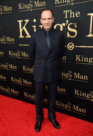 Ralph Fiennes attends the premiere of "The King's Man" at the Museum of Modern Art, in New YorkNY Premiere of "The King's Man", New York, United States - 13 Dec 2021