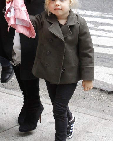 Shiloh Jolie Pitt
Angelina Jolie with her children Shiloh and Zahara in New York, America - 18 Feb 2009
Angelina and daughters visited Lee's Art Store