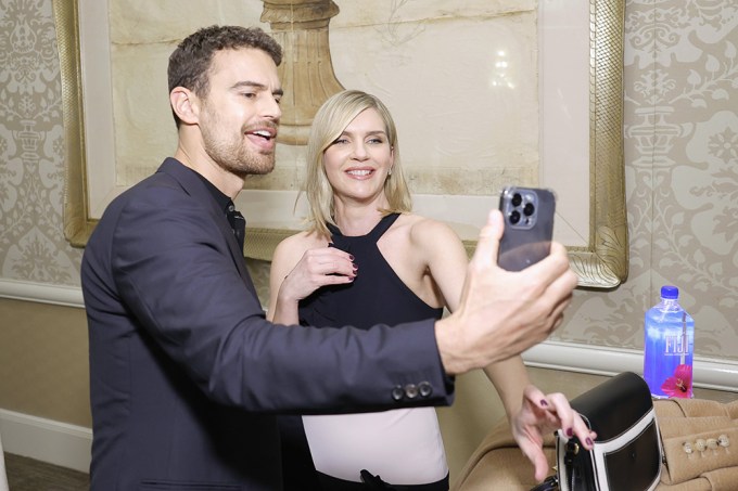 Theo James & Rhea Seehorn at the Annual AFI Awards Luncheon