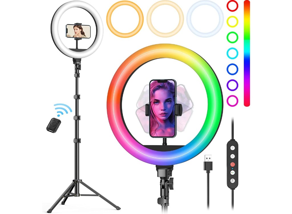 Weilisi Selfie Ring Light with Tripod Stand