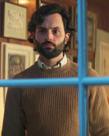 You. Penn Badgley as Joe Goldberg in episode 401 of You. Cr. Courtesy of Netflix © 2022