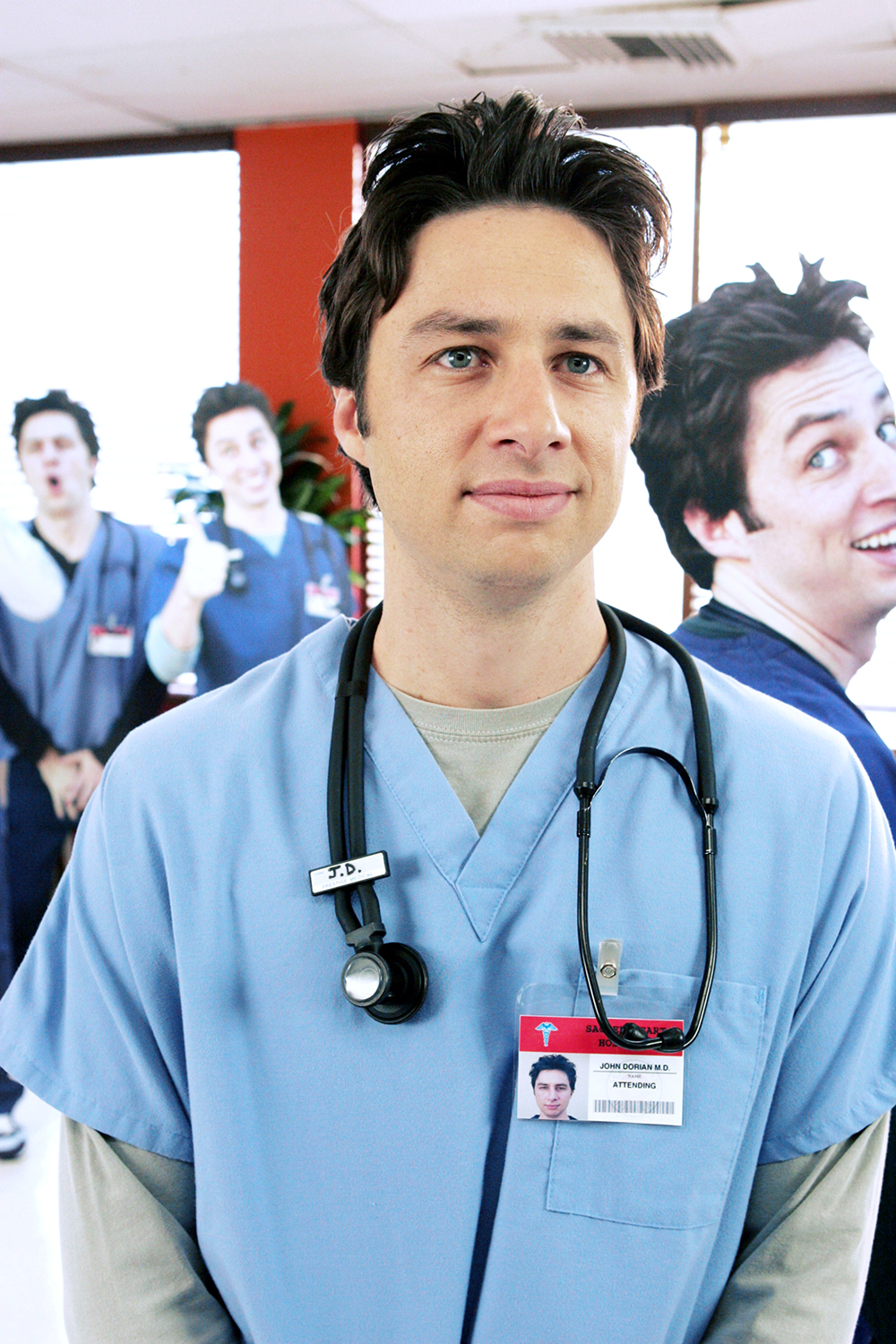 SCRUBS, Zach Braff, 'My Intern's Eyes', (Season 5), 2001-2010. photo: Justin Lubin / © NBC / Courtes