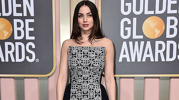 Golden Globe nominee Ana de Armas stuns as she walks red carpet in  floor-length gown, Celebrity News, Showbiz & TV