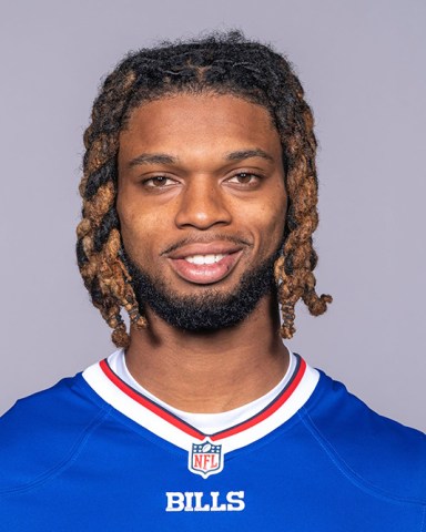 This is a 2022 photo of Damar Hamlin of the Buffalo Bills NFL football team. This image reflects the Buffalo Bills active roster as of when this image was taken
Buffalo Bills 2022 Football Headshots, Orchard Park, United States - 13 Jun 2022