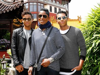 Jaafar Jackson, Jermaine Jackson, Jermajesty Jackson
Jermaine Jackson out and about, Cologne, Germany - 06 Jul 2016
On a visit to the theme park Phantasialand