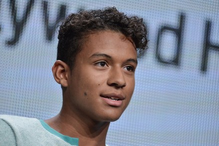 Jaafar Jackson speaks onstage during the "Living with THE JACKSONS" panel at the Reelz Channel 2014 Summer TCA, in Beverly Hills, Calif
Reelz Channel 2014 Summer TCA, Beverly Hills, USA - 12 Jul 2014