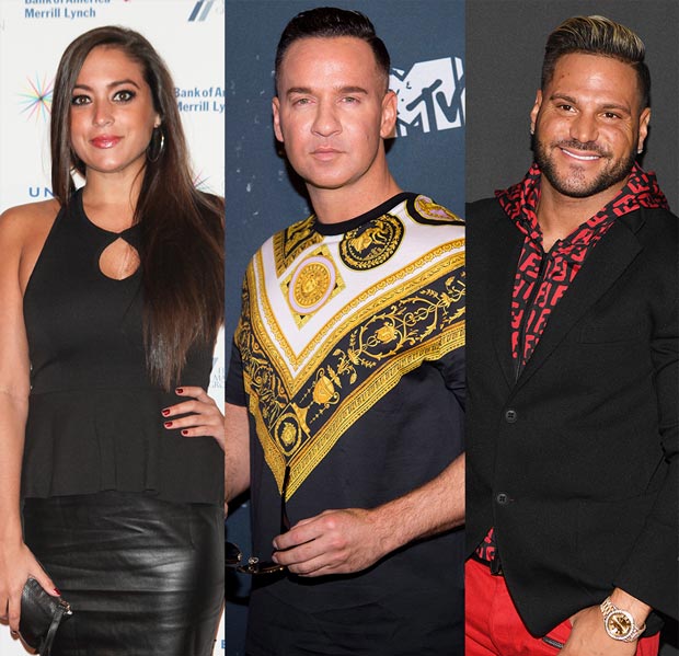 Sammi Giancola, Mike Sorrentino, and Ronnie Ortiz-Magro