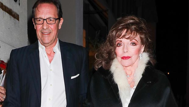 Joan Collins & Husband On Dinner Date In Hollywood: Photos – Hollywood Life