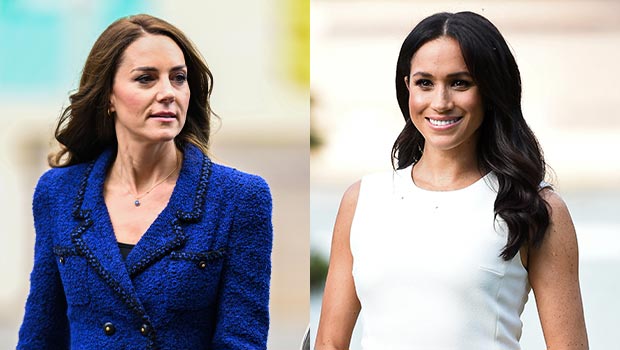 Royal Tailor Confirms Meghan Markle & Kate Middleton’s ‘Stressful’ Fight Over Bridesmaid Dress