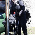 *EXCLUSIVE* Kelly Osbourne gets help with her new baby after a baby & me support meeting