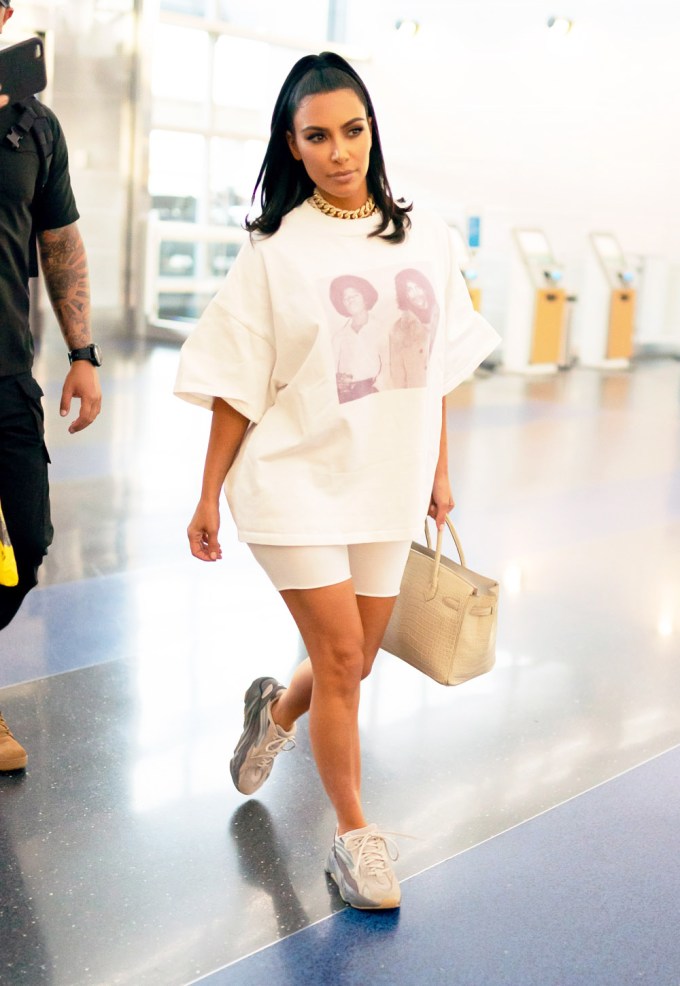 Kim Kardashian at Airport
