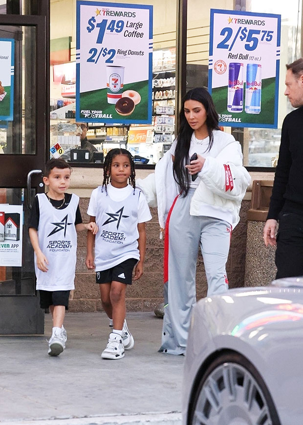 Kim Kardashian & Son Saint Shop After Basketball Game: Photos – Hollywood  Life