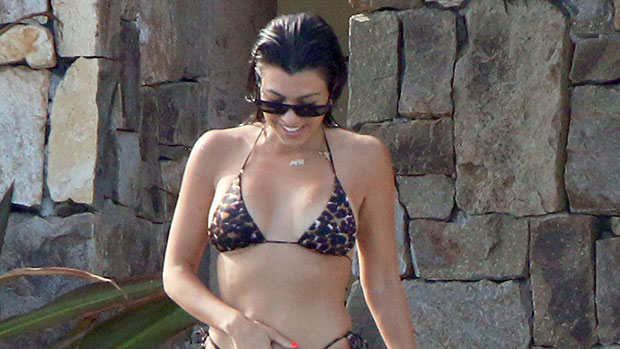 Kourtney Kardashian Stuns In Backless Cutout Swimsuit As She Poses For Mirror Selfie