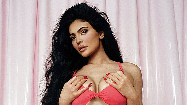 Kylie Jenner shows off her body after baby in thong bikini