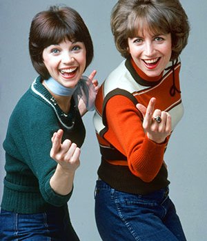 Penny Marshall and Cindy Williams