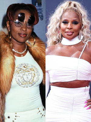 Mary J. Blige Wows in Shimmering Outfit & Thigh-High Boots for