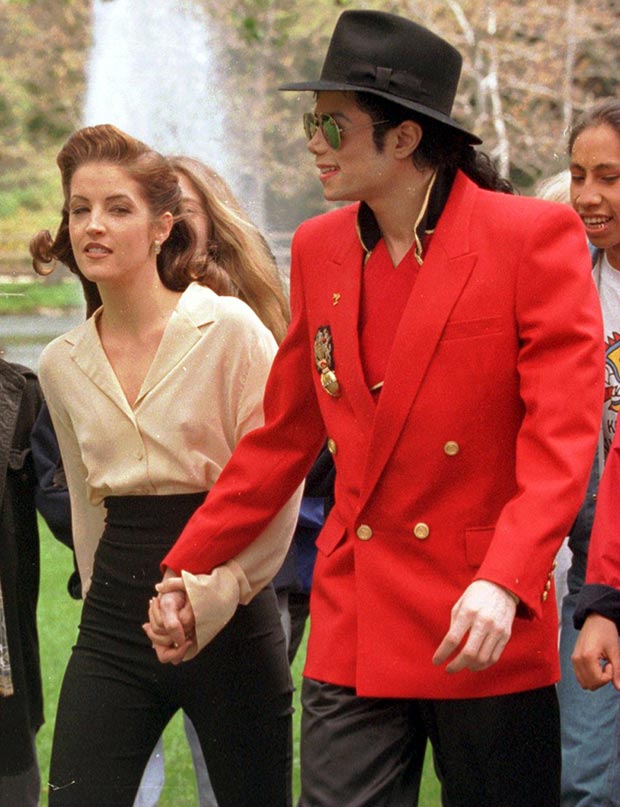 Michael Jackson and Lisa Marie Presley