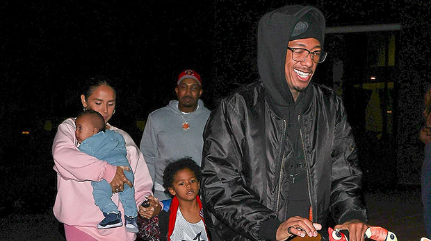 Nick Cannon Pushes Double Stroller With 2 Of His Babies,