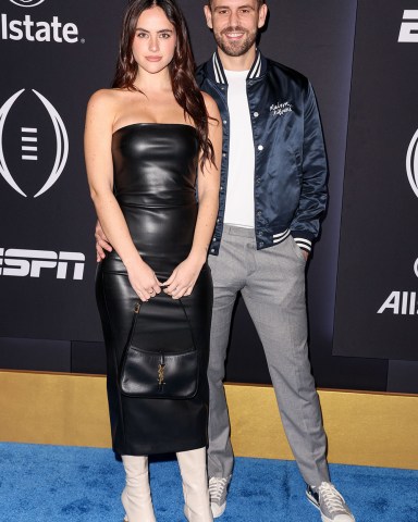 Natalie Joy and Nick ViallESPN and CFP Allstate Party at the Playoff, Los Angeles, California, USA - 07 Jan 2023
