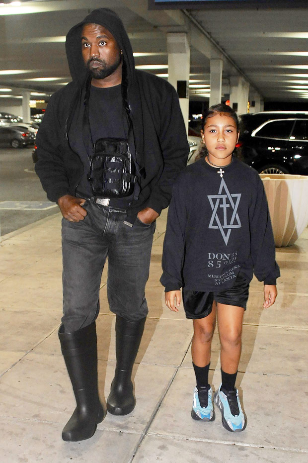 North West Dresses Like Dad Kanye In TikTok With Kim Kardashian ...