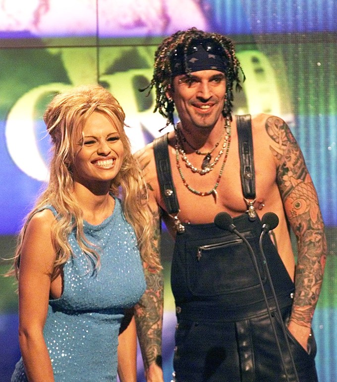 Pam & Tommy at the 1999 World Music Awards