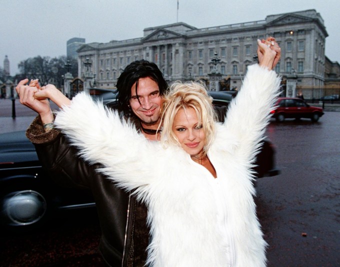 Pamela Anderson & Tommy Lee in 1995