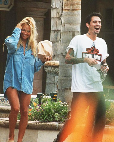 PAMELA ANDERSON AND TOMMY LEE
PAMELA ANDERSON AND TOMMY LEE, MALIBU, AMERICA - 1995