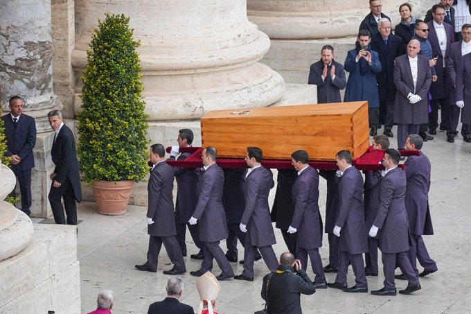 Pope Benedict’s Coffin