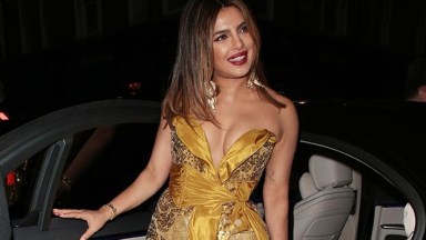 Priyanka Chopra gold dress