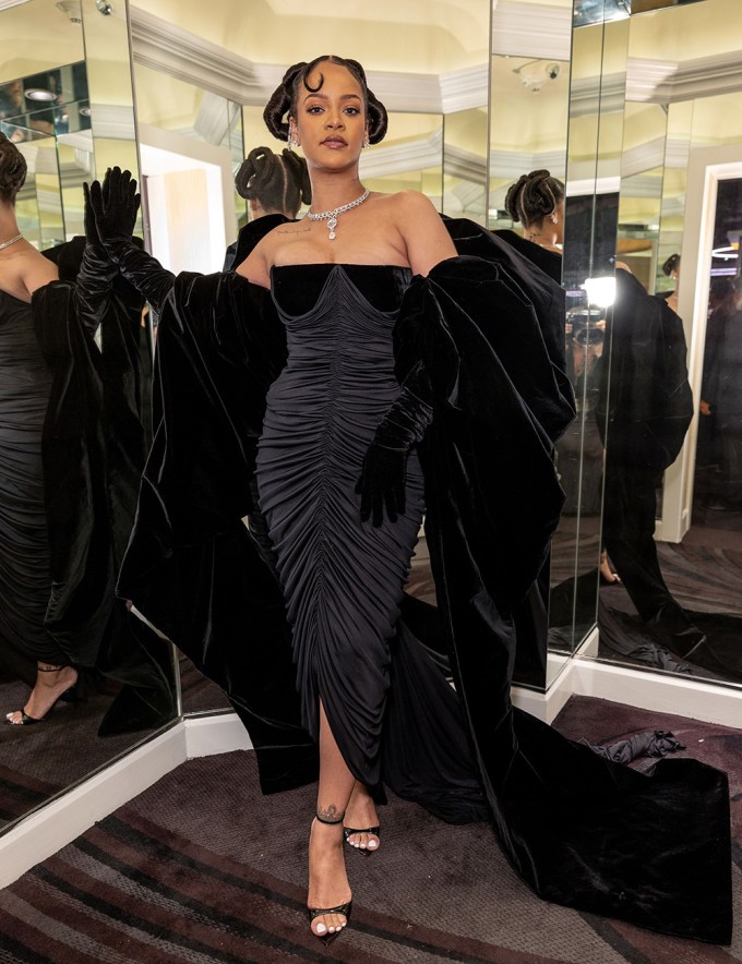 Rihanna at 2023 Golden Globe Awards