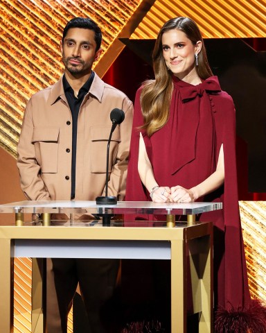 Riz Ahmed and Allison Williams
95th Academy Awards Nominations Announcement, Los Angeles, USA - 24 Jan 2023