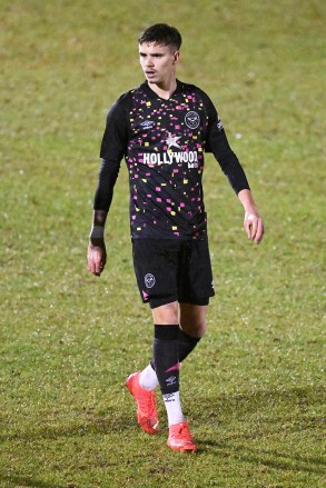 Romeo Beckham is seen making his debut for Brentford B's team against Erith & Belvedere's in Bexley whilst his proud father David Beckham watches from the sidelines and is mobbed by fans. 10 Jan 2023 Pictured: Romeo Beckham. Photo credit: MEGA TheMegaAgency.com +1 888 505 6342 (Mega Agency TagID: MEGA931646_005.jpg) [Photo via Mega Agency]