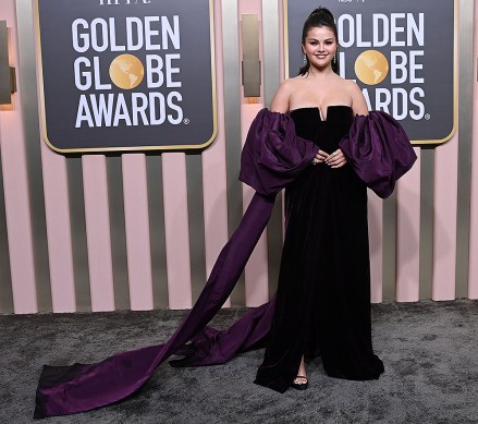 Selena Gomez 80th Annual Golden Globe Awards, Arribos, Beverly Hilton, Los Ángeles, EE. UU. - 10 de enero de 2023