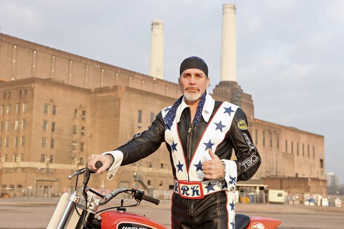 Robbie At Battersea Power Station In London