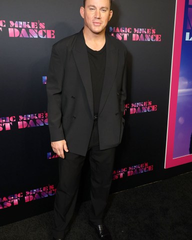 Channing Tatum, ProducerWarner Bros. Pictures presents MAGIC MIKE'S LAST DANCE World Premiere, Regal South Beach, Miami Beach,, FL, USA - 25 Jan 2023