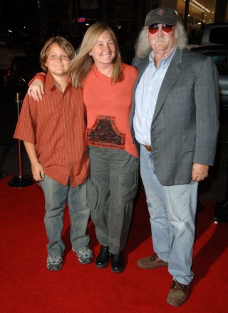 David Crosby with wife Jan and son Django
'Man of the Year' film premiere, Los Angeles, America - 04 Oct 2006