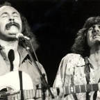Crosby Stills And Nash Pop Group. Picture Shows (l-r) David Crosby And Graham Nash.