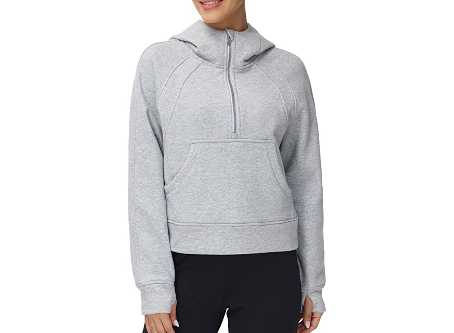 The Gym People Fleece Crop Pullover