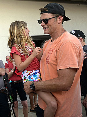 Tom Brady Takes Daughter Vivian to Horseback Riding Lessons After  Announcing Retirement