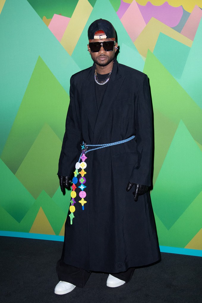 Usher At Louis Vuitton