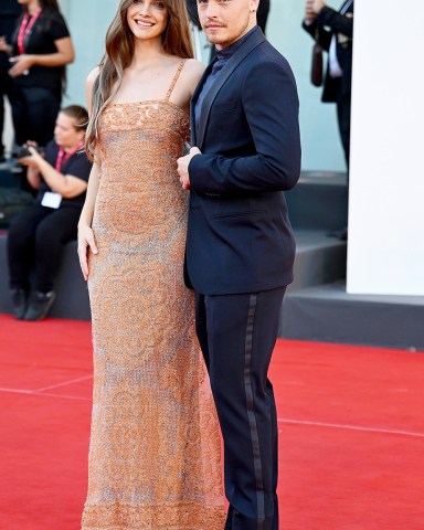 Barbara Palvin (L) and Dylan Sprouse arrive for the premiere of 'Bones and All' during the 79th annual Venice International Film Festival, in Venice, Italy, 02 September 2022. The movie is presented in the official competition 'Venezia 79' at the festival running from 31 August to 10 September 2022.
Bones & All - Premiere - 79th Venice Film Festival, Italy - 02 Sep 2022