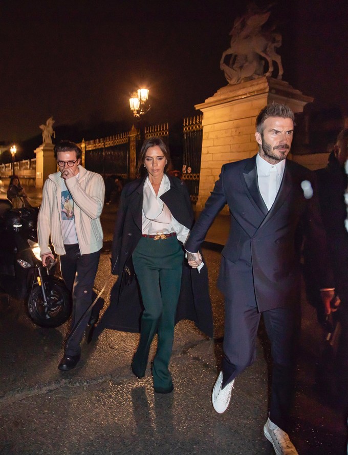 The Beckhams In Paris In 2020