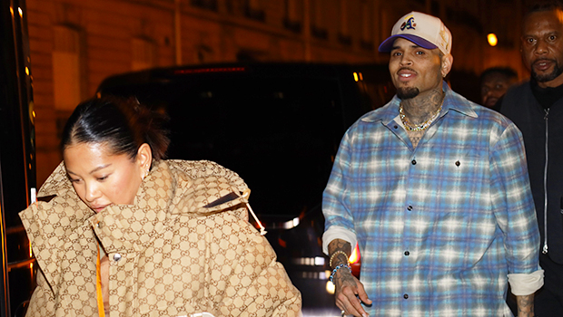 Chris Brown Seen With Ex Ammika Harris On Night Out Amidst His Tour In Europe: Photos