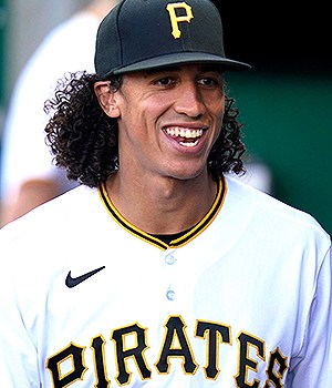 Pittsburgh Pirates' Cole Tucker walks in the dugout before a baseball game against the Washington Nationals in Pittsburgh
Nationals Pirates Baseball, Pittsburgh, United States - 14 Apr 2022