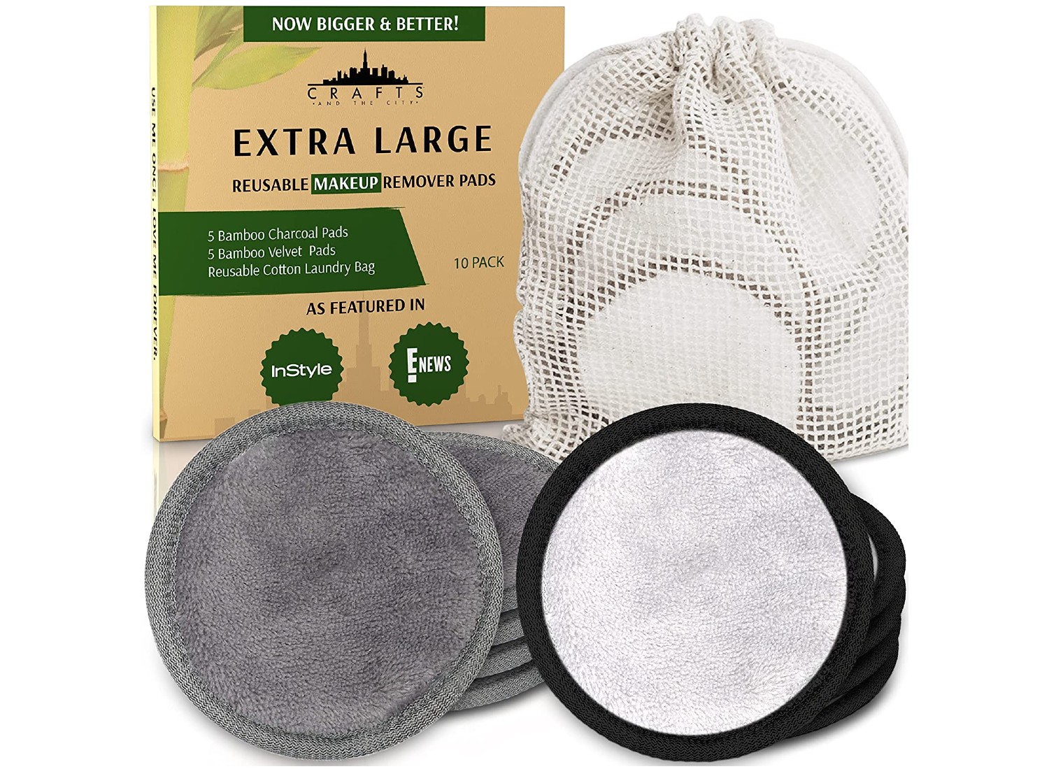 Reusable cotton pads for face cleaning